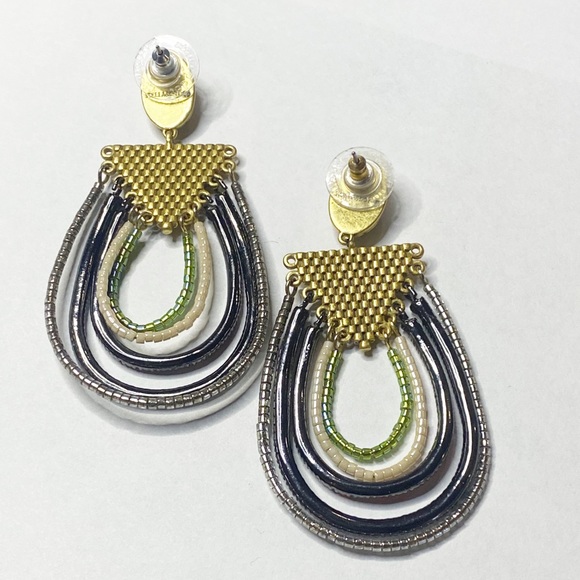 Stella & Dot Novak Statement Beaded Earrings - Picture 3 of 5